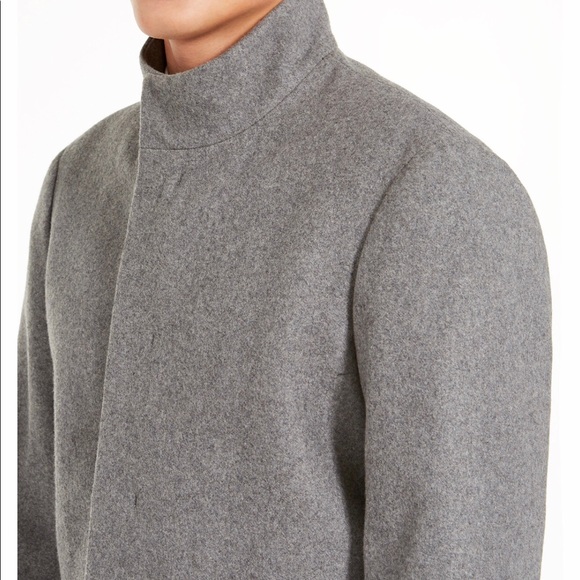 Men’s mayden slim fit overcoat - Picture 3 of 4